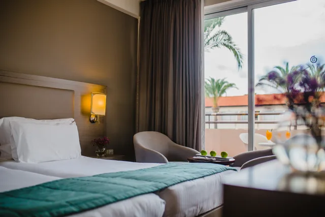 غرفة سوبيريور بسرير مزدوج أو سريرين منفصلين بإطلالة على المسبح، Napa Plaza Hotel-Adults Only 2/2