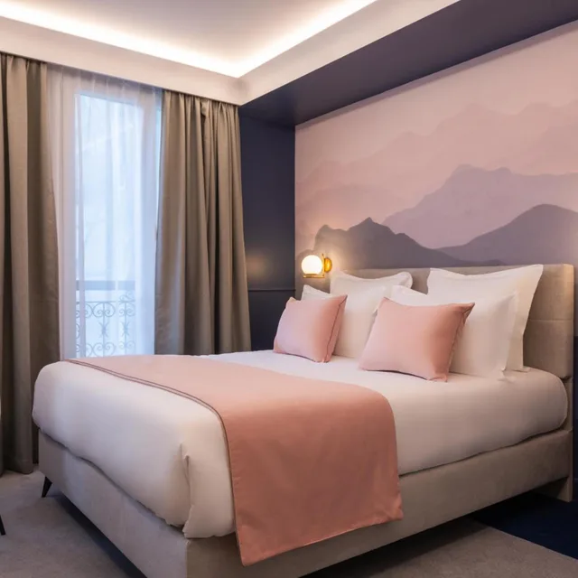 غرفة بسرير مزدوج، LE MILIE ROSE 1/5
