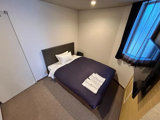 غرفة صغيرة مزدوجة للمدخنين، Hotel Livemax Mita Ekimae 1/1