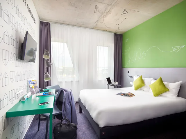 غرفة بسرير كوين، Ibis Styles Budapest Airport 2/6