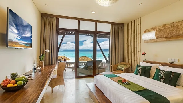 غرفة بسرير كينج بإطلالة على البحر، Pearl Of Trawangan 1/2