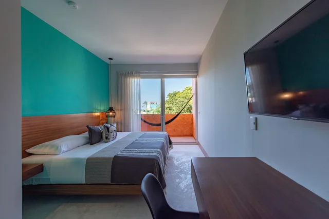 غرفة ديلوكس بإطلالة على البحر بشرفة، Sayulinda Hotel 1/4
