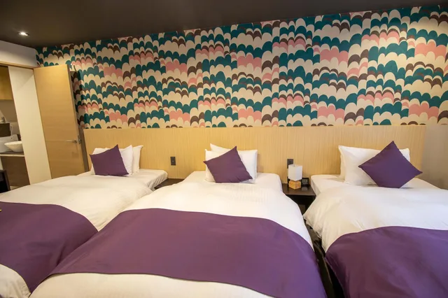 غرفة سوبيريور ثلاثية بثلاثة أسرّة، Stay Sakura Kyoto Zen 1/3
