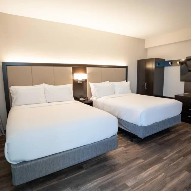 Standard, 2 Queen Beds, Skyline View, Pet Friendly, Holiday Inn Express Long Island City E New York, an IHG Hotel 3/5