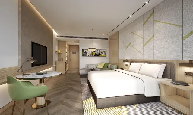 غرفة بسريرين منفصلين لذوي الإعاقة، Holiday Inn Yongkang 1/5