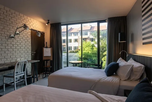 Connecting, Art, Family, Twin Beds، Art Mai Gallery Nimman Hotel 4/10