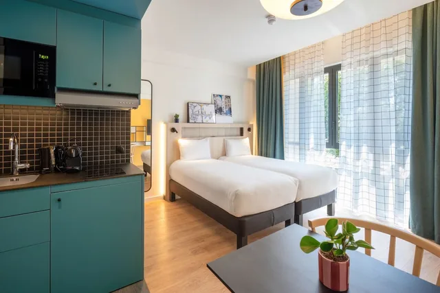 استوديو بسريرين منفصلين، Aparthotel Adagio Access Rouen Centre Cathedrale 8/10