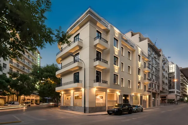 جناح عائلي ثلاثي بسريرين منفصلين مع سرير إضافي، Athens One Smart Hotel 1/1