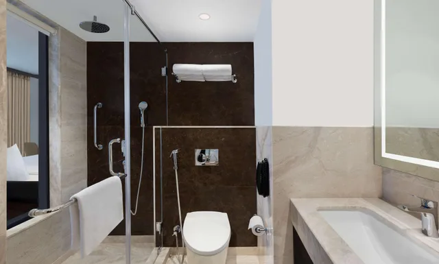 غرفة قياسية بسريرين منفصلين، Hilton Garden Inn Pune Hinjawadi 4/4