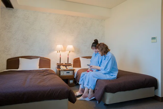 غرفة بسريرين منفصلين للمدخنين، Imari Grand Hotel 3/3