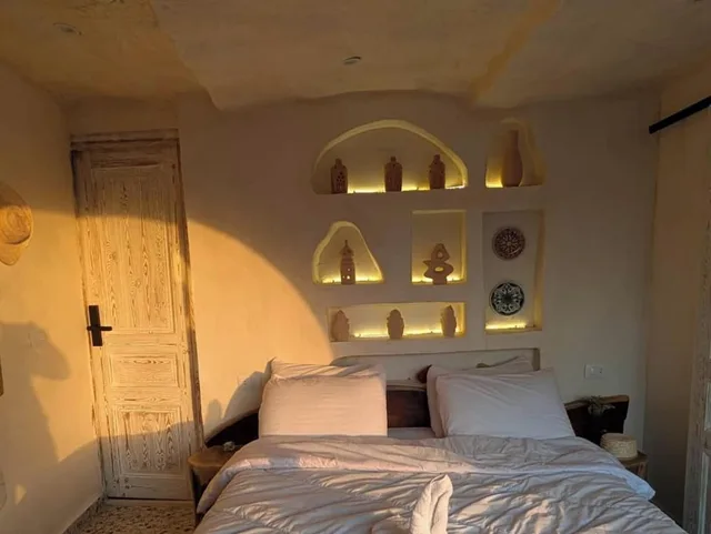 غرفة كومفورت بسرير كينج بإطلالة على الجبل لذوي الإعاقة، 3 Pyramids View Inn 2/10