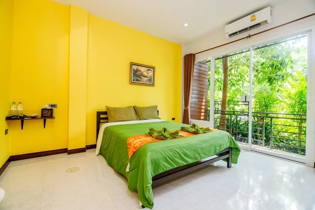 غرفة قياسية بسرير مزدوج، Baan Suan Punpaka Resort 1/3