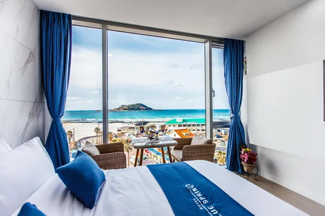 غرفة ديلوكس بسريرين منفصلين بإطلالة على البحر، Bluespring Boutique Hotel 4/10