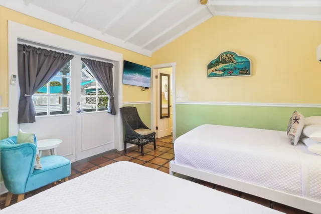 غرفة قياسية بسريرين مزدوجين بحمام خاص، The Palms Hotel 9/10