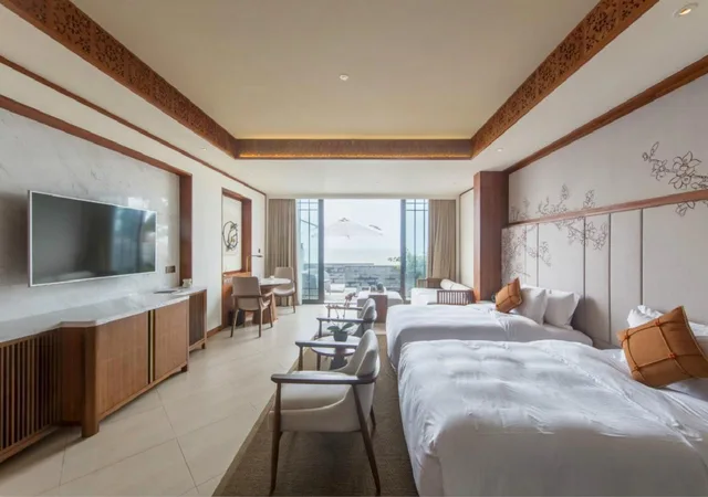 Pool, Canal, Twin Beds، Angsana Zhuhai Phoenix Bay 5/9