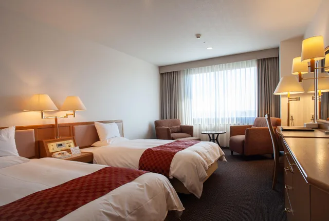 غرفة قياسية بسريرين منفصلين للمدخنين، Hotel Higashinihon Utsunomiya 1/2