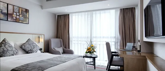 Design, Single, Double Bed، Shenzhen Hongdu Hotel 4/10