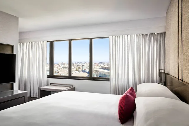 غرفة ركنية بسرير كينج بإطلالة على المدينة، San Francisco Marriott Marquis 1/5