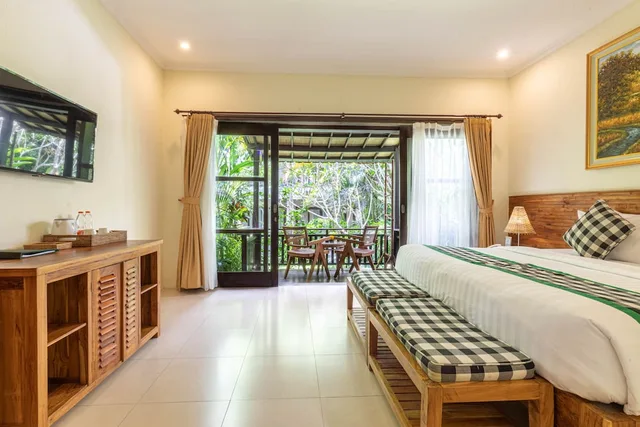غرفة قياسية بسرير مزدوج بشرفة، Meruhdani Boutique Hotel Ubud 1/10