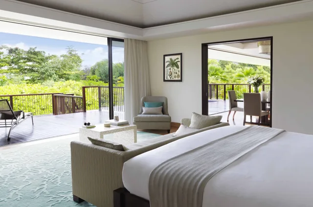 فيلا بسريرين مزدوجين بإطلالة على البحر بمسبح خاص، Raffles Seychelles 3/10