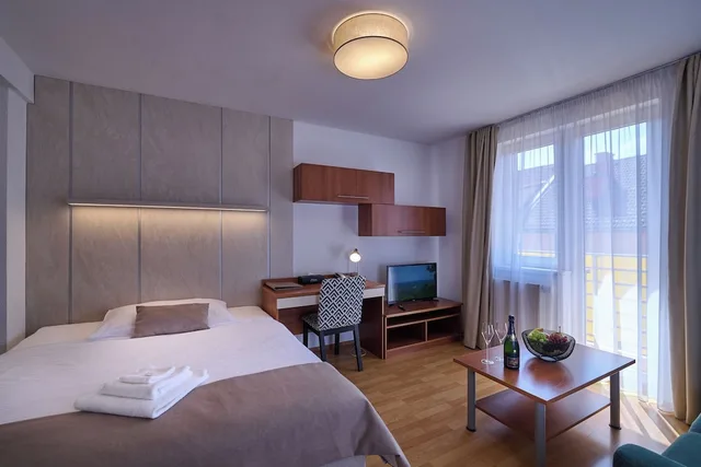غرفة كومفورت بغرفة نوم واحدة مفردة بسرير فردي بمطبخ صغير، Urpin City Residence 2/7