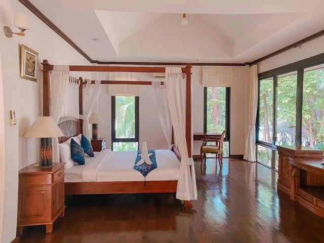 Pool, Family, Villa, Twin Beds, 2 King Beds، Kooncharaburi Resort & Spa 1/2