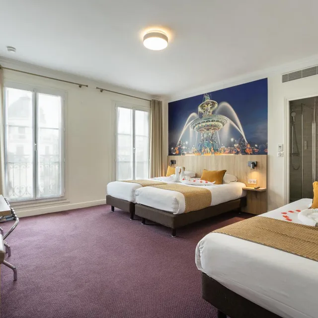 غرفة كومفورت ثلاثية، Hotel Opera Lafayette 4/7
