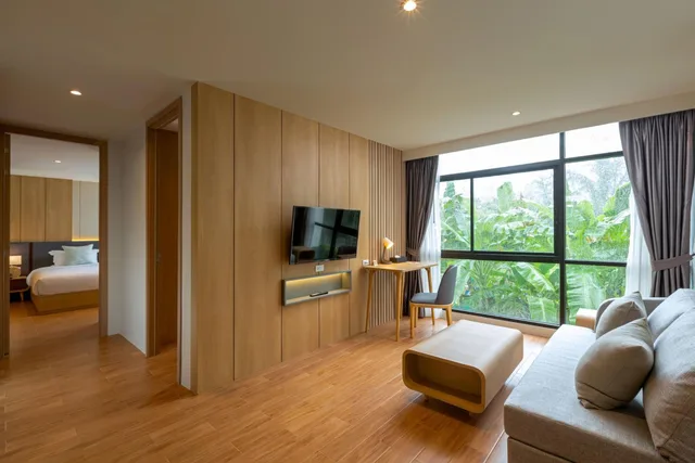 جناح عائلي بريميوم بحوض استحمام، Wyndham Garden Naithon Phuket 3/6
