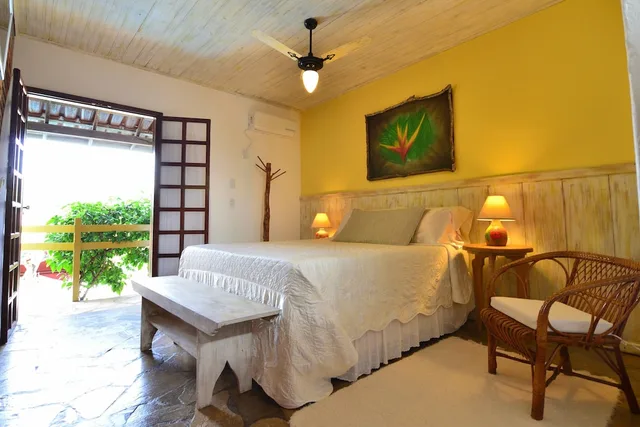غرفة فاخرة مفردة بسرير كوين، Pousada Casa de Maria 2/4