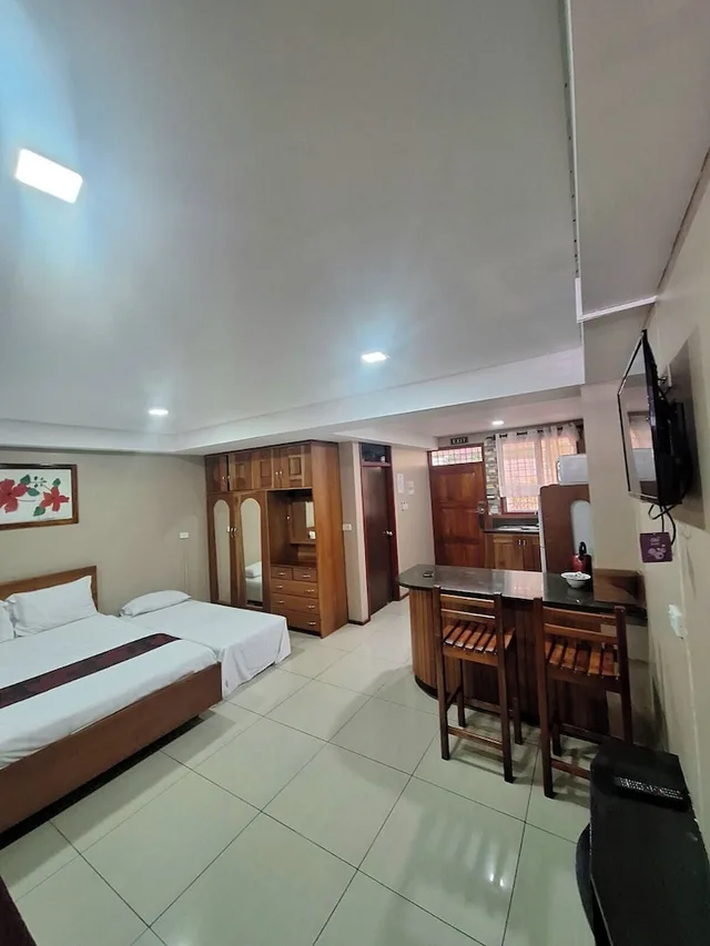 استوديو بسرير كوين مع أريكة، Al-Minhaj Service Apartments 1/2