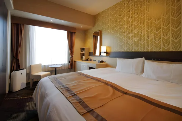 غرفة بسرير مزدوج أو سريرين منفصلين، Hotel Monterey Himeji 1/2