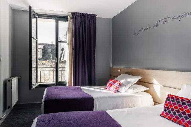 غرفة كومفورت بسريرين منفصلين، The Originals Boutique Hotel Du Chateau Dinan 1/2