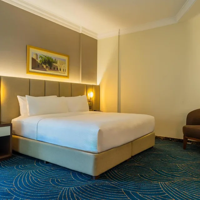 King 1BR Suite with Balcony, DoubleTree by Hilton Dubai Port Saeed. 1/3