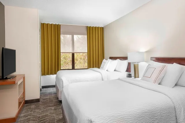 غرفة بسريرين مزدوجين مع أريكة، SpringHill Suites by Marriott Asheville 1/2