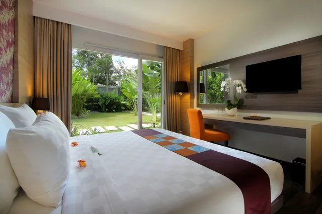 Garden, Deluxe, Double Bed, Terrace، b Hotel Bali & Spa 3/4