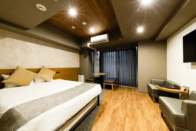 Room, 1 Double and 1 Single Bed, TAKUTO STAY OSAKA SHINSAIBASHI 1/1
