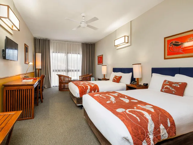 غرفة بسرير كوين، Kakadu Crocodile Hotel 1/10