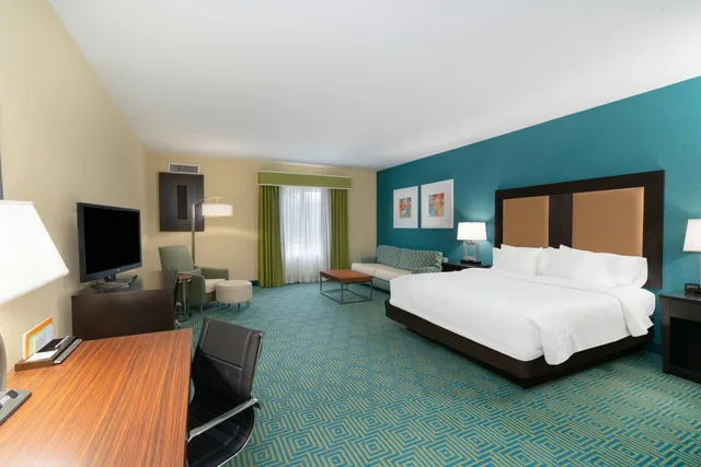غرفة بسرير كينج بحوض جاكوزي لذوي الإعاقة، Hilton Garden Inn Dalton 1/3