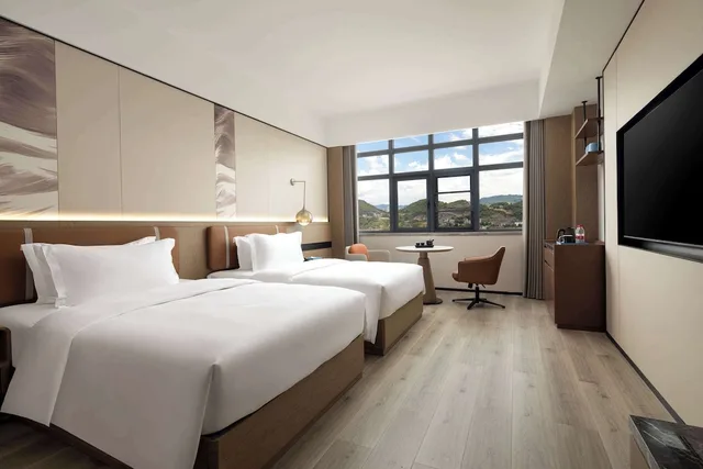 غرفة ديلوكس بسريرين منفصلين، Days Hotel By Wyndham Enshi Girls Town 1/1