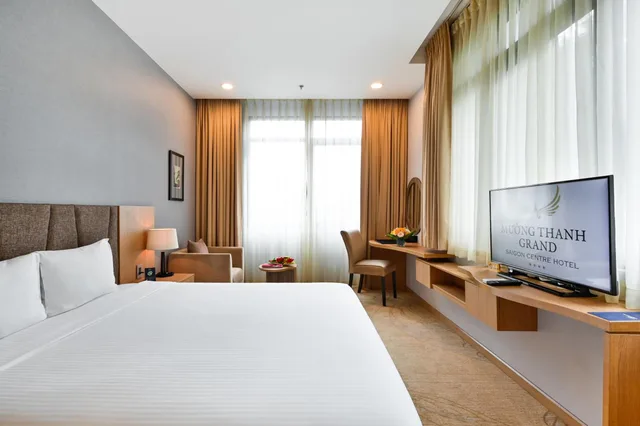 غرفة ديلوكس بسرير كينج بإطلالة على المدينة، Muong Thanh Grand Saigon Centre Hotel 2/5