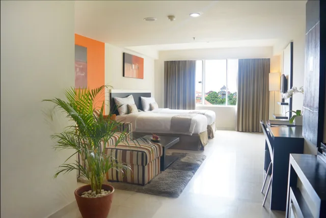 غرفة سوبيريور بسرير مزدوج وسريرين منفصلين، Aston Denpasar Hotel & Convention Center 6/8
