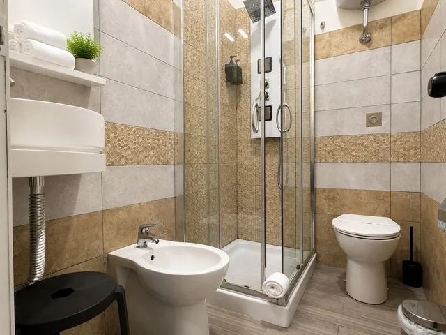 غرفة ديلوكس بسريرين كينج، Hotel Santuario Pompei 3/3