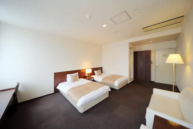 غرفة كبيرة بسريرين منفصلين، Asahikawa Toyo Hotel 2/10