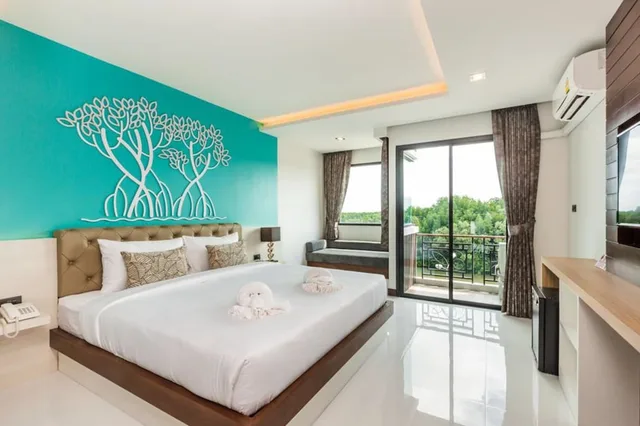 River, Deluxe, King Bed, with View, Balcony, River Front Krabi Hotel 2/3