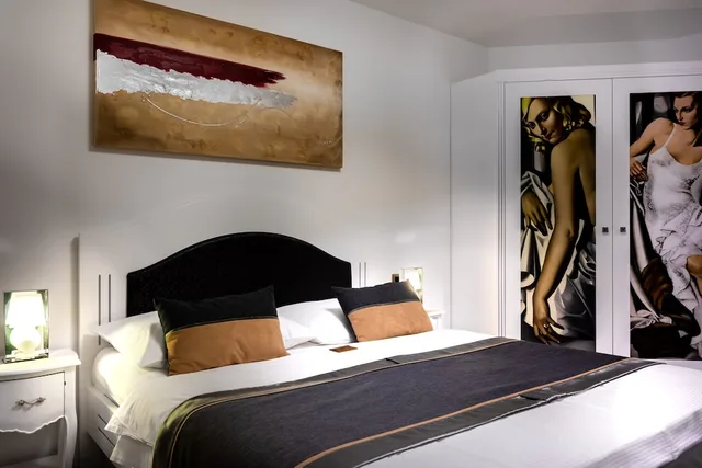 غرفة بسرير مزدوج بإطلالة على البحر بشرفة، Heritage Hotel Forza 6/10