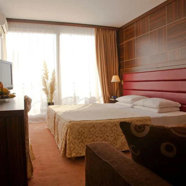 غرفة بسرير مزدوج أو سريرين منفصلين بشرفة، Hotel Palas 2/6