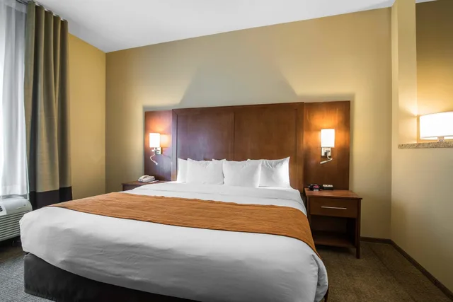 جناح بسرير كينج مع أريكة، Comfort Inn & Suites Sayre, PA 7/10
