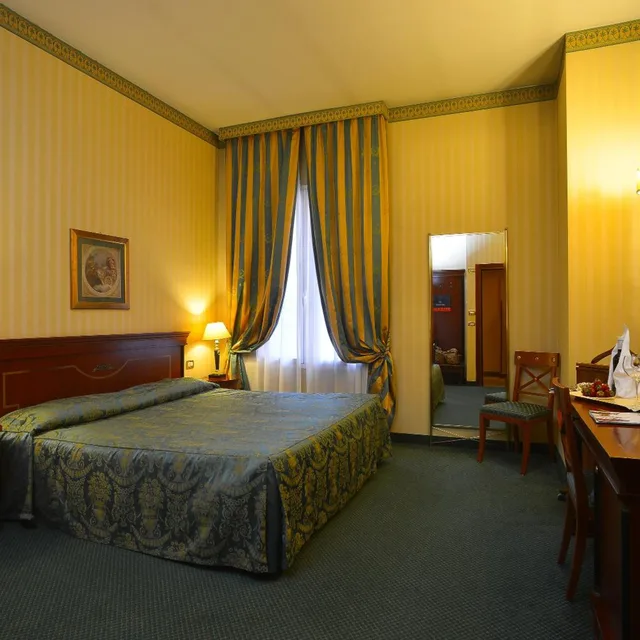 غرفة بسرير مزدوج أو سريرين منفصلين، Zanhotel Europa 3/6