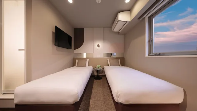 غرفة قياسية بسريرين منفصلين، Tennoji Crystal Hotel 1/3