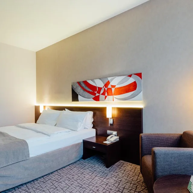 غرفة بسرير كينج بإطلالة على الجبل، HOLIDAY INN ZILINA 5/10